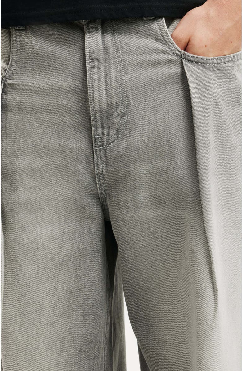 Cotton On Men's Baggy Barrel Jean, Alternate, color, Pleat Shady Grey