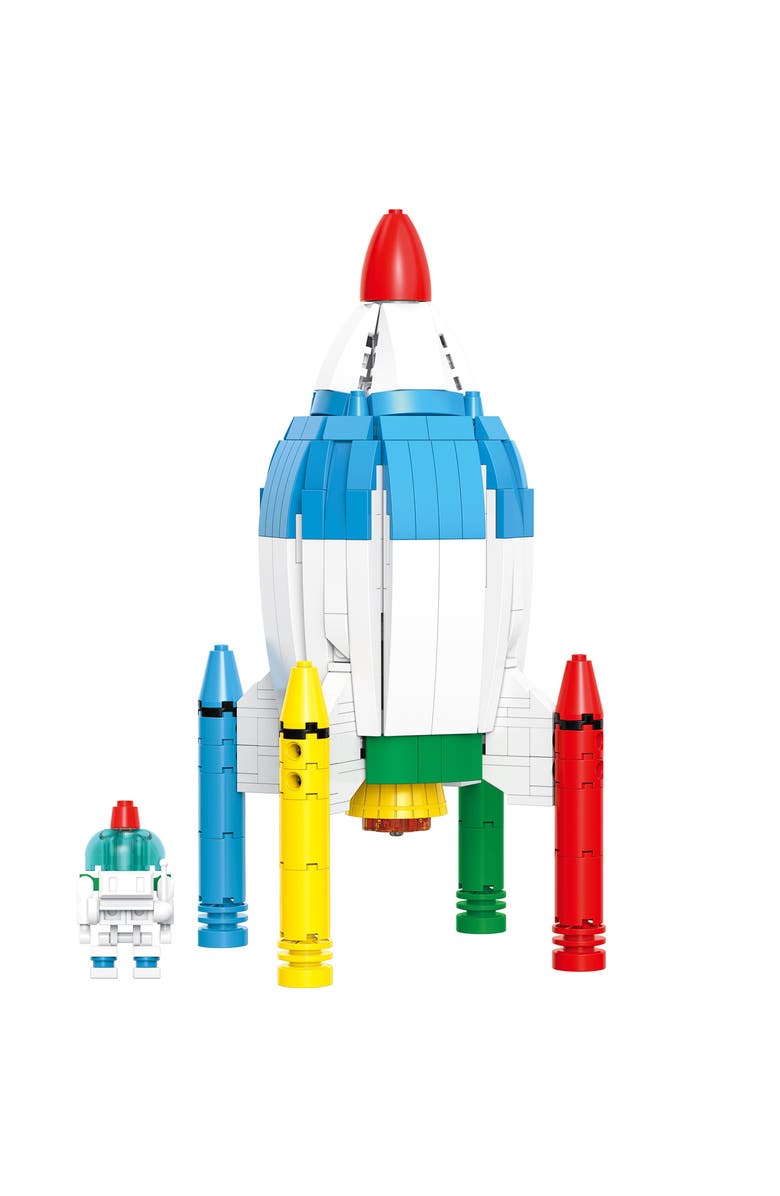 Brickcraft Crayola Rocketship Building Set, Alternate, color, NO COLOR