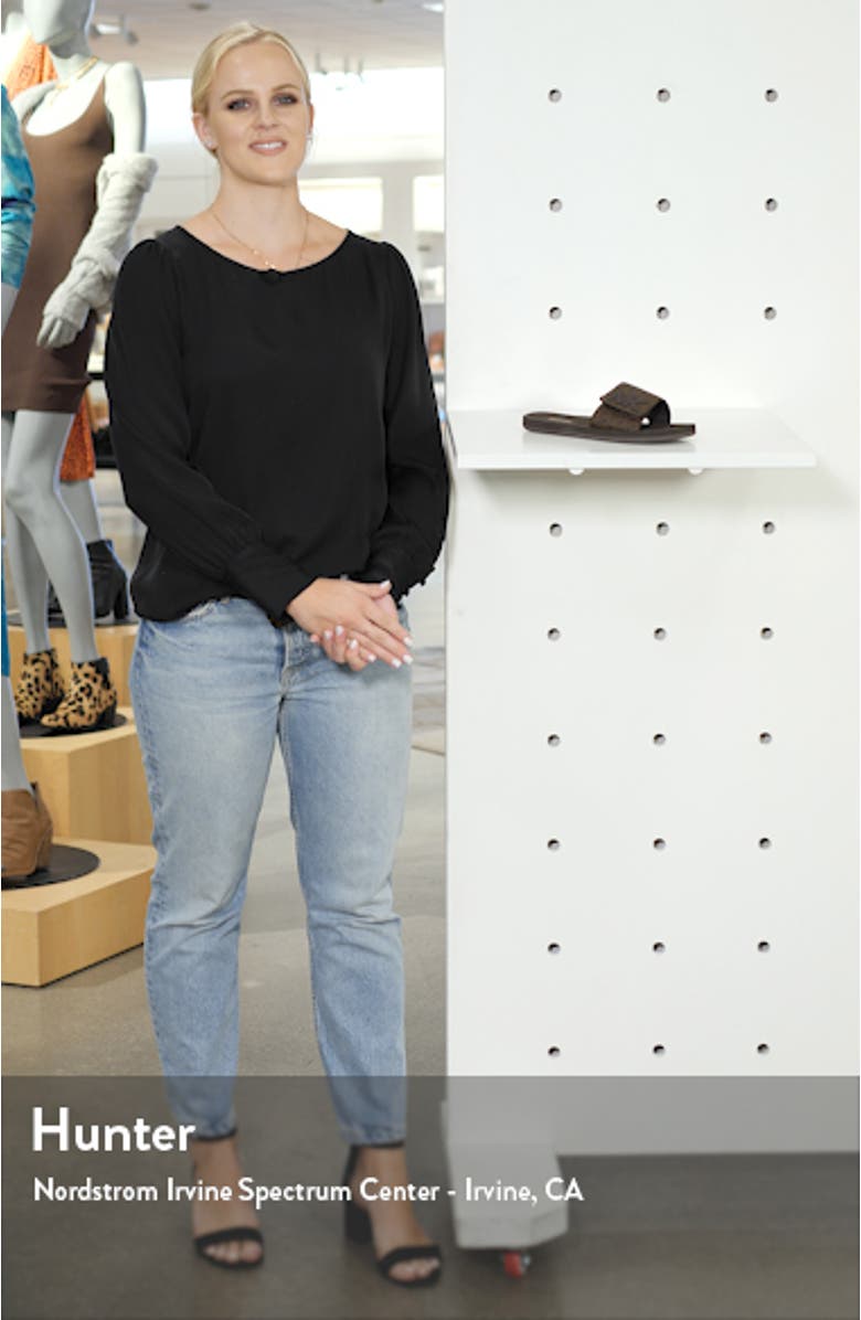 MK Logo Slide Sandal, sales video thumbnail