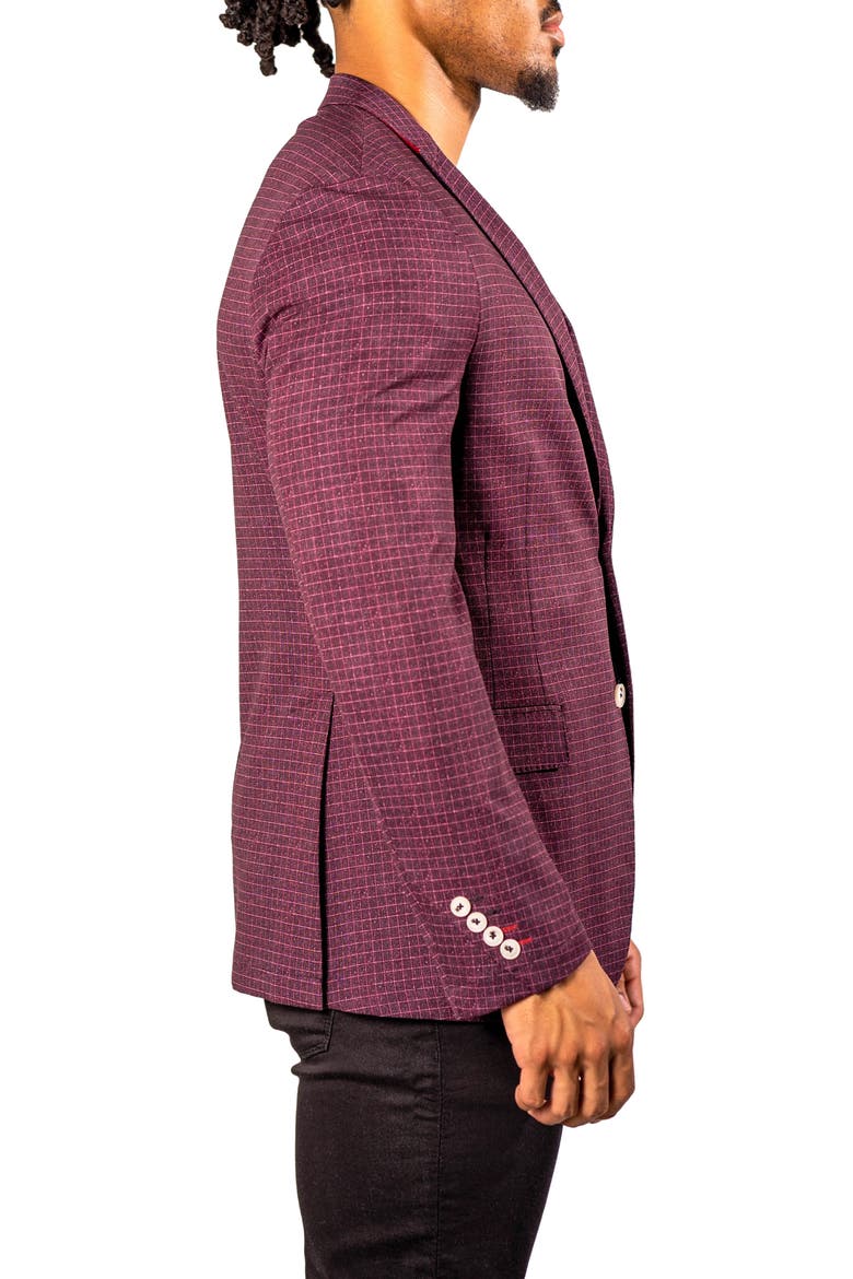 Vortex Red Unconstructed Blazer, Alternate, color, RED