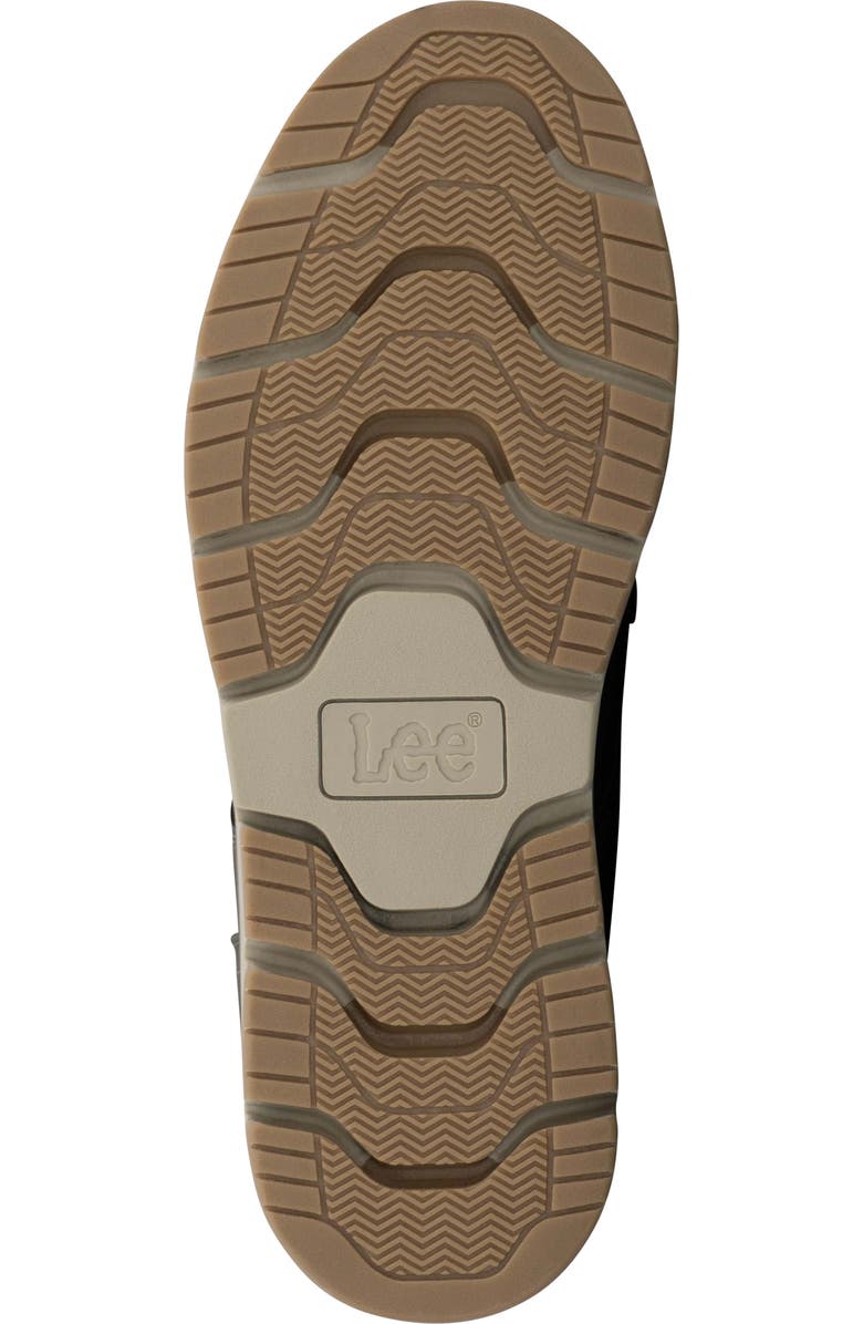 Lee Waylon Lace-Up Boot, Alternate, color, Charcoal Wax/ Black Denim