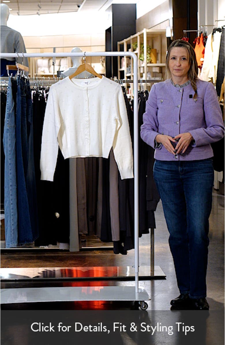 Denise Button Front Cardigan, sales video thumbnail