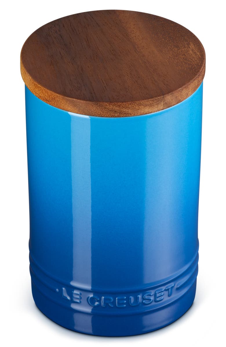 Le Creuset Signature Stoneware 26-Ounce Storage Canister, Alternate, color, Marseille