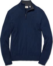 Bonobos Shable Merino Wool Quarter Zip Sweater