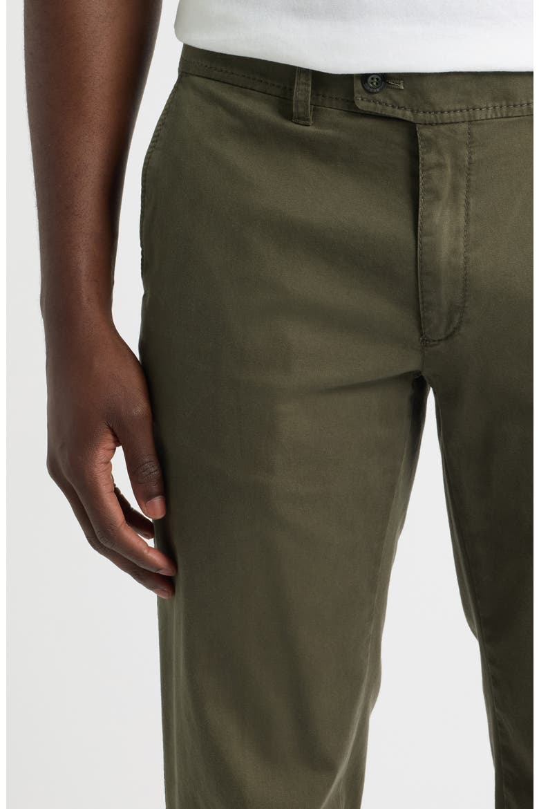 Evans Flat Front Straight Leg Chinos, Alternate, color, OLIVE