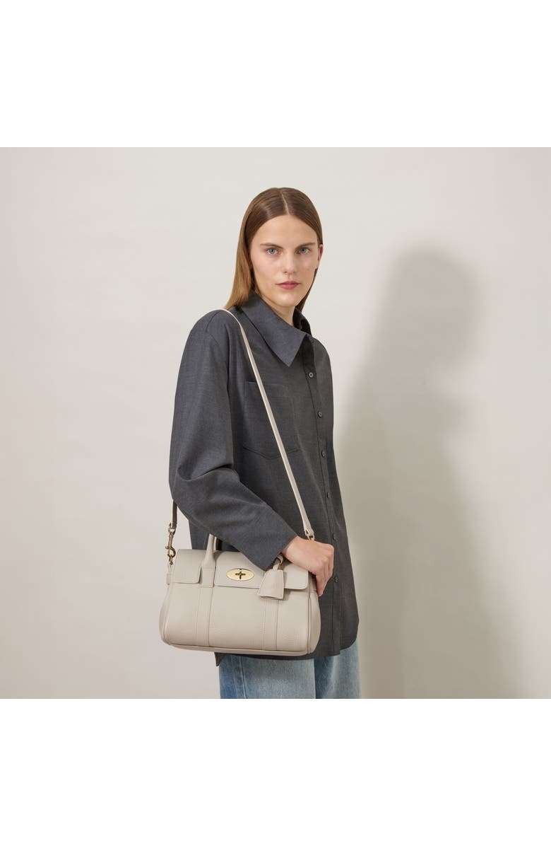 Mulberry Small Bayswater Satchel, Alternate, color, Chalk