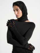 Manière De Voir Kadia Lace Head Scarf