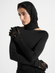 Manière De Voir Kadia Lace Head Scarf