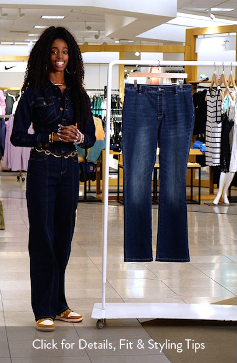 Estelle Pull-On High Waist Flare Jeans, sales video thumbnail