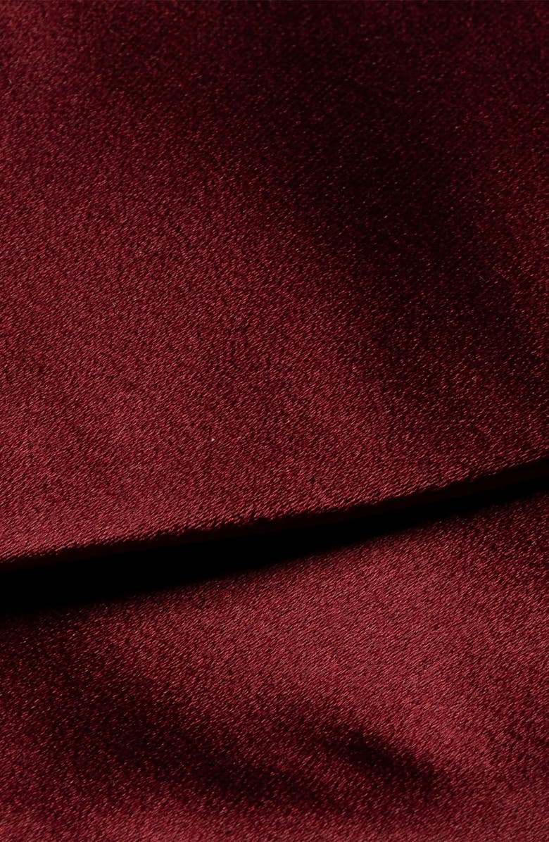 Eton Silk Satin Self Tie Bow Tie, Alternate, color, Medium Red