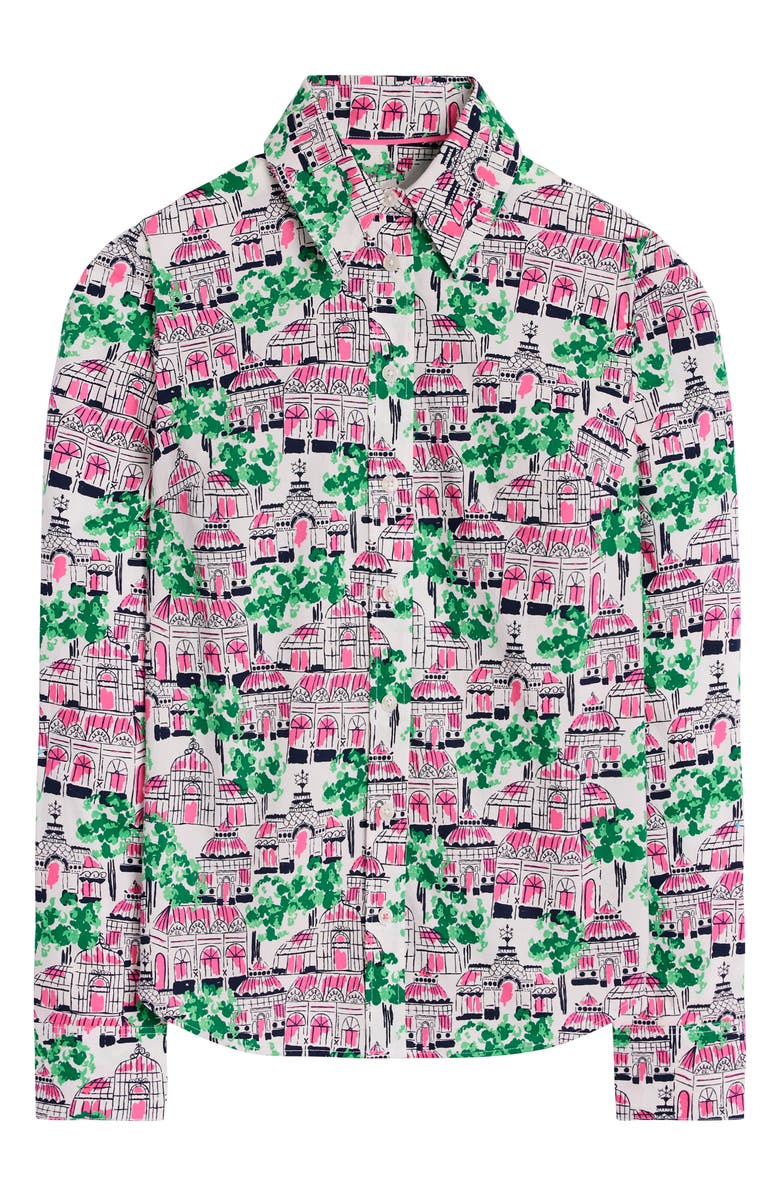 Boden Sienna Print Cotton Button-Up Shirt, Alternate, color,