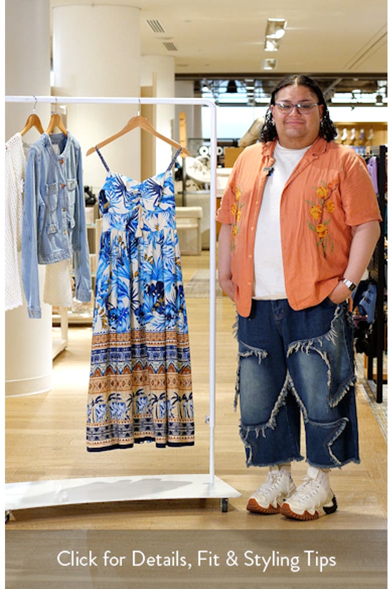 Ruched Front Midi Sundress video