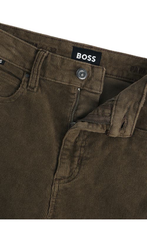 Hugo Boss Boss Parkway Corduroy Straight Leg Pants