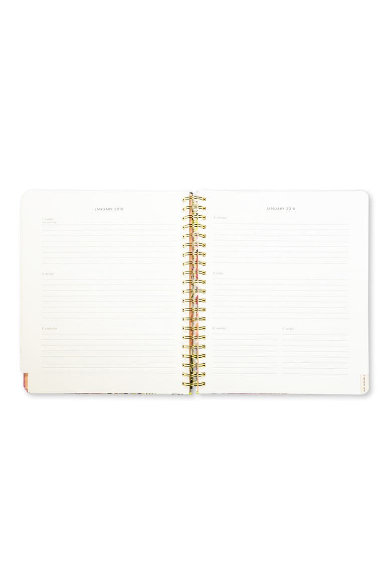 mega 17-month agenda, Alternate, color, DAHLIA