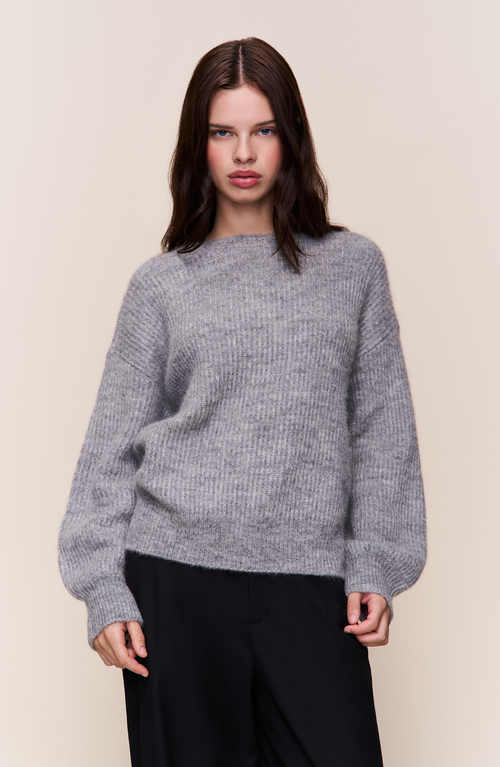 Guizio Bobbie Wool Jumper In Gray