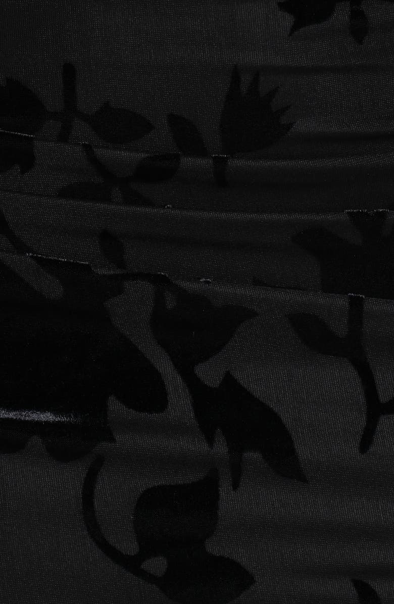 Petal & Pup Emily Burnout Velvet Maxi Skirt, Alternate, color, 