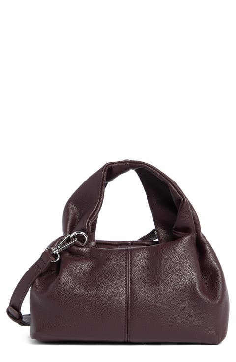 Mini Pleated Top Handle Bag