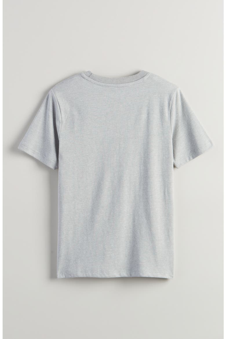 Kids' Cotton Graphic T-Shirt, Alternate, color, HEATHER GREY STITCH FACES
