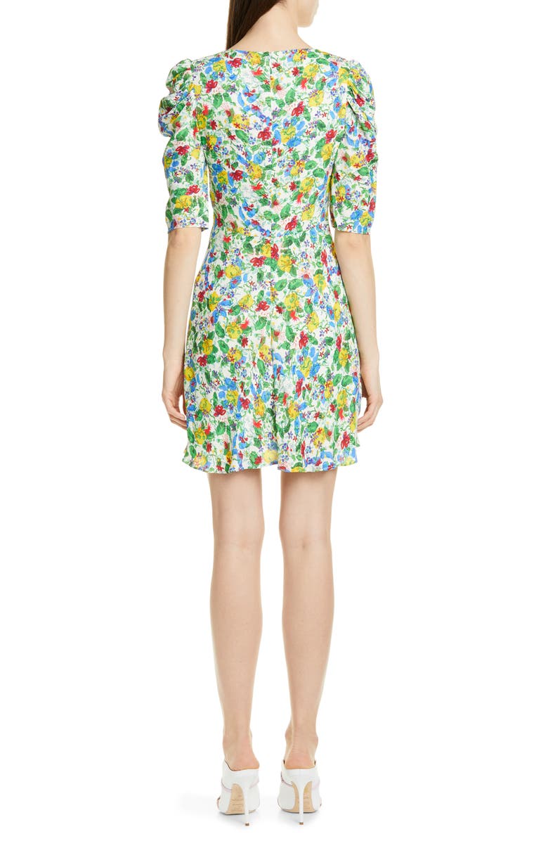 SALONI Colette Silk Minidress, Alternate, color,