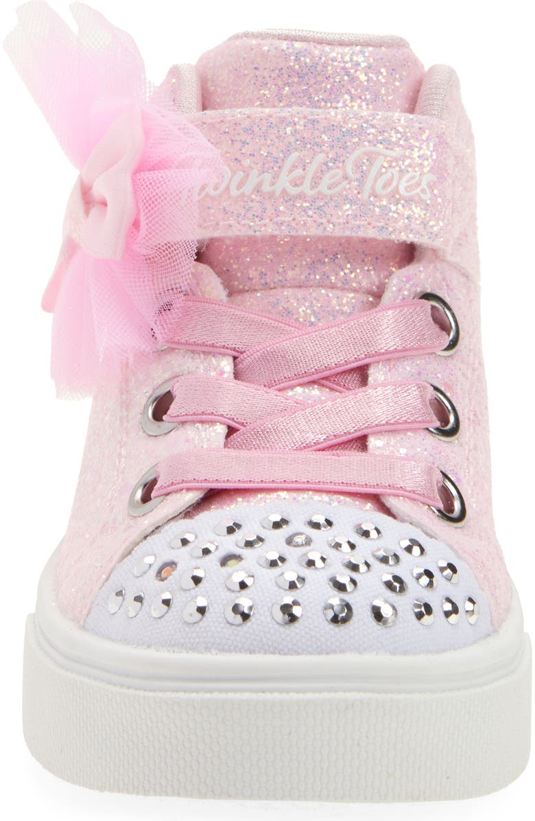 SKECHERS Kids' Twinkle Sparks Light-Up Sneaker, Alternate, color, Light Pink