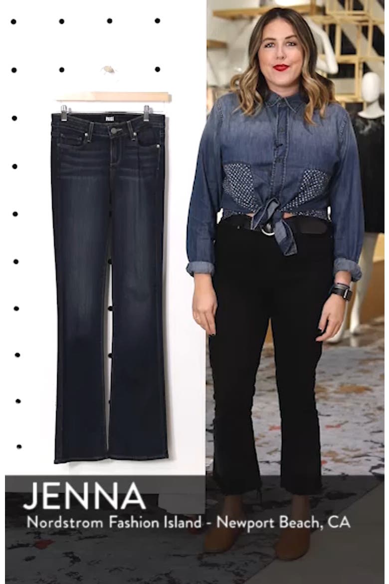 Transcend - Manhattan Bootcut Jeans (Nordstrom Exclusive) video