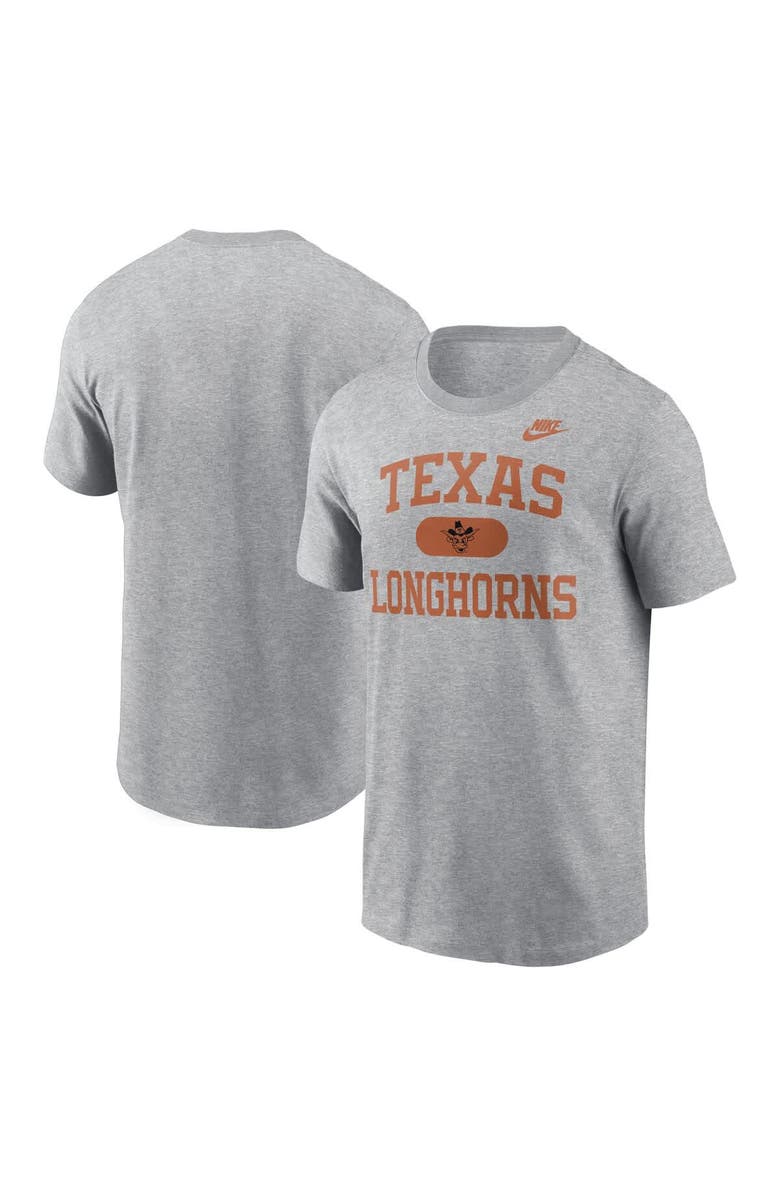 Nike Men's Nike Heather Charcoal Texas Longhorns Legacy Alma Mater T-Shirt, Main, color,