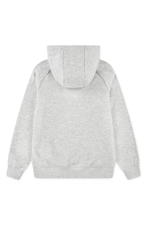 3 Brand Kids' Triple Logo Hoodie In Gray