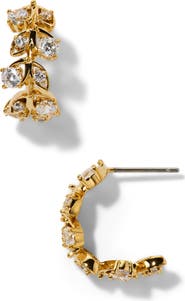 Nadri Adorn Cubic Zirconia Hoop Earrings