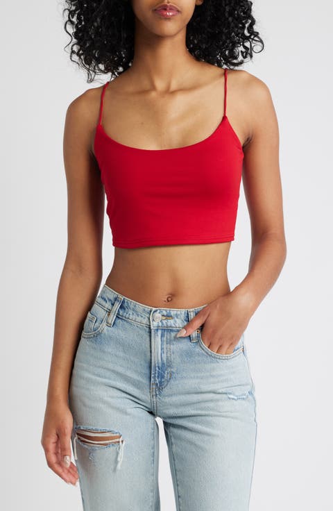 Fawn Crop Knit Camisole