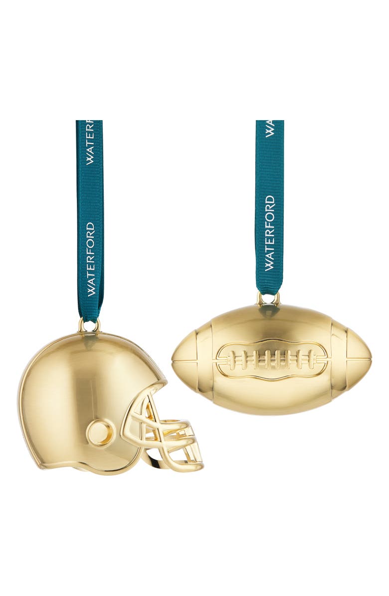 Waterford Football Golden Ornament, Main, color, Gold