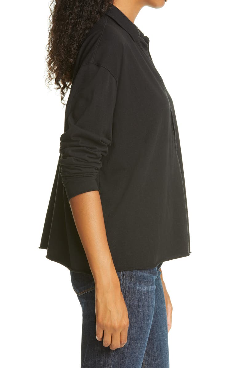 Frank & Eileen Patrick Popover Henley, Alternate, color, Black