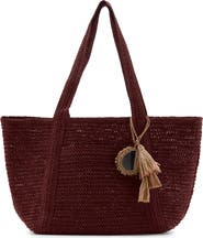 MANGO Natural Fiber Tote