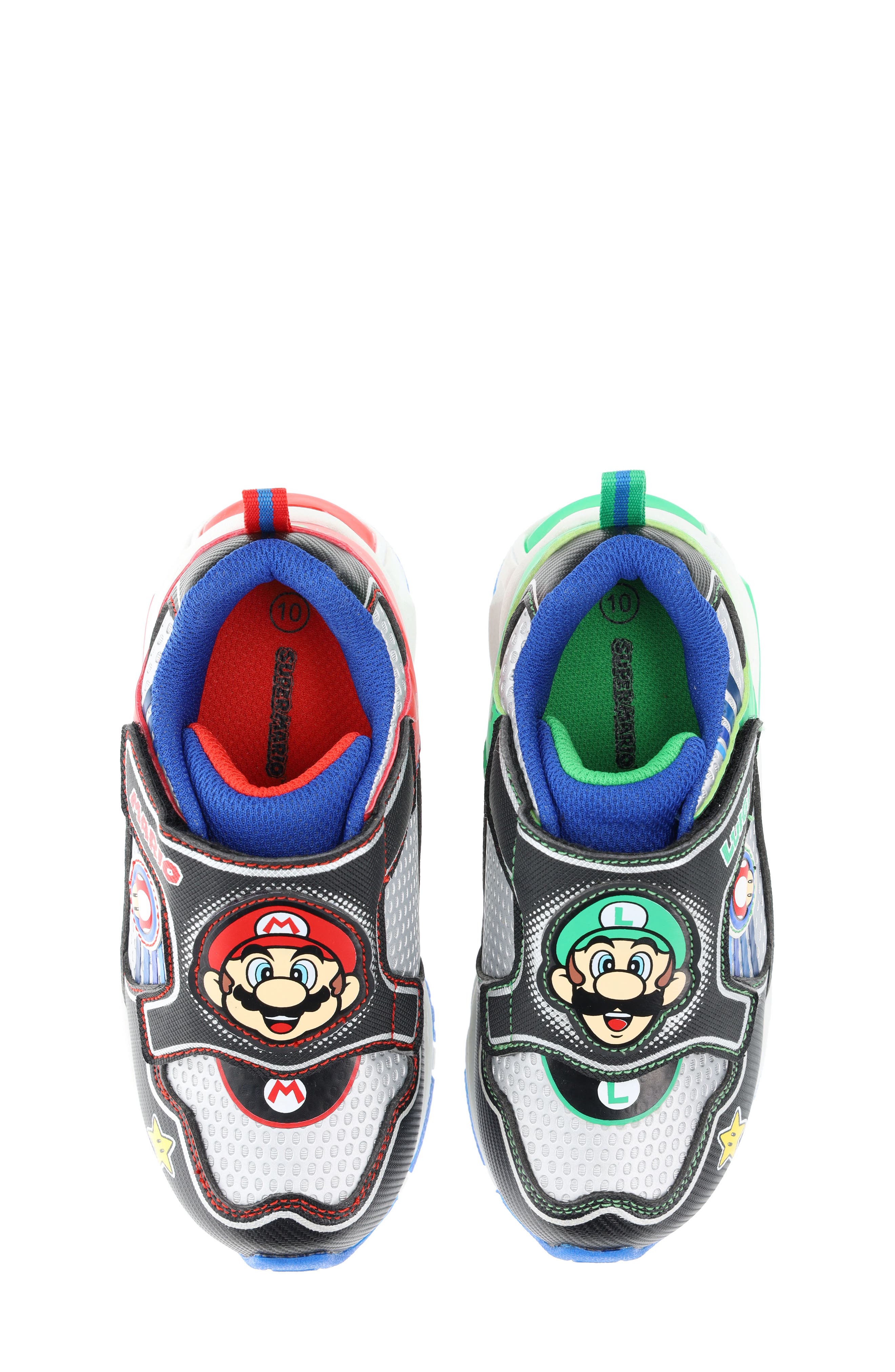 SG Footwear Kids' Light-Up Super Mario Sneaker, Alternate, color, 