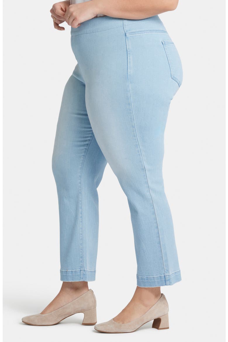 Bailey Pull-On Ankle Relaxed Straight Leg Jeans, Alternate, color, SANTORINI