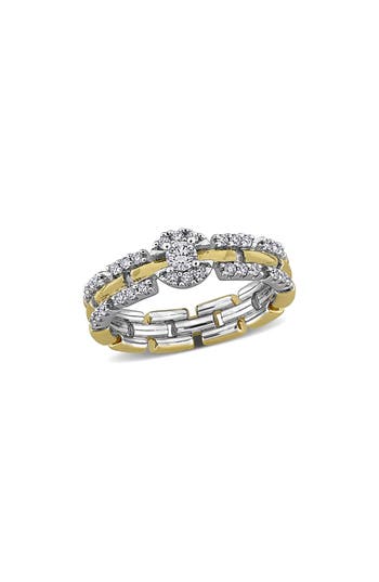 Created Forever Lab-grown Diamond Chain Ring In Gold