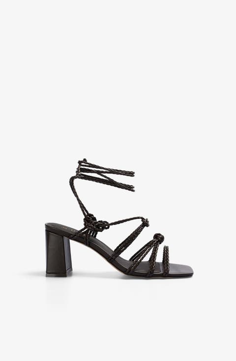 Braid Cord Heel Sandal