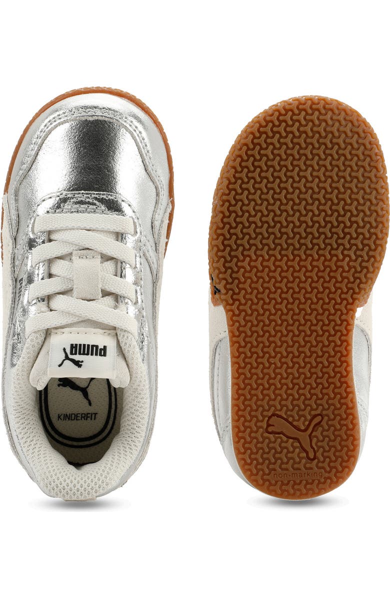 PUMA Kids' Bella Donna Metallic Sneaker, Alternate, color, Puma Silver/ Vapor Gray/ Black