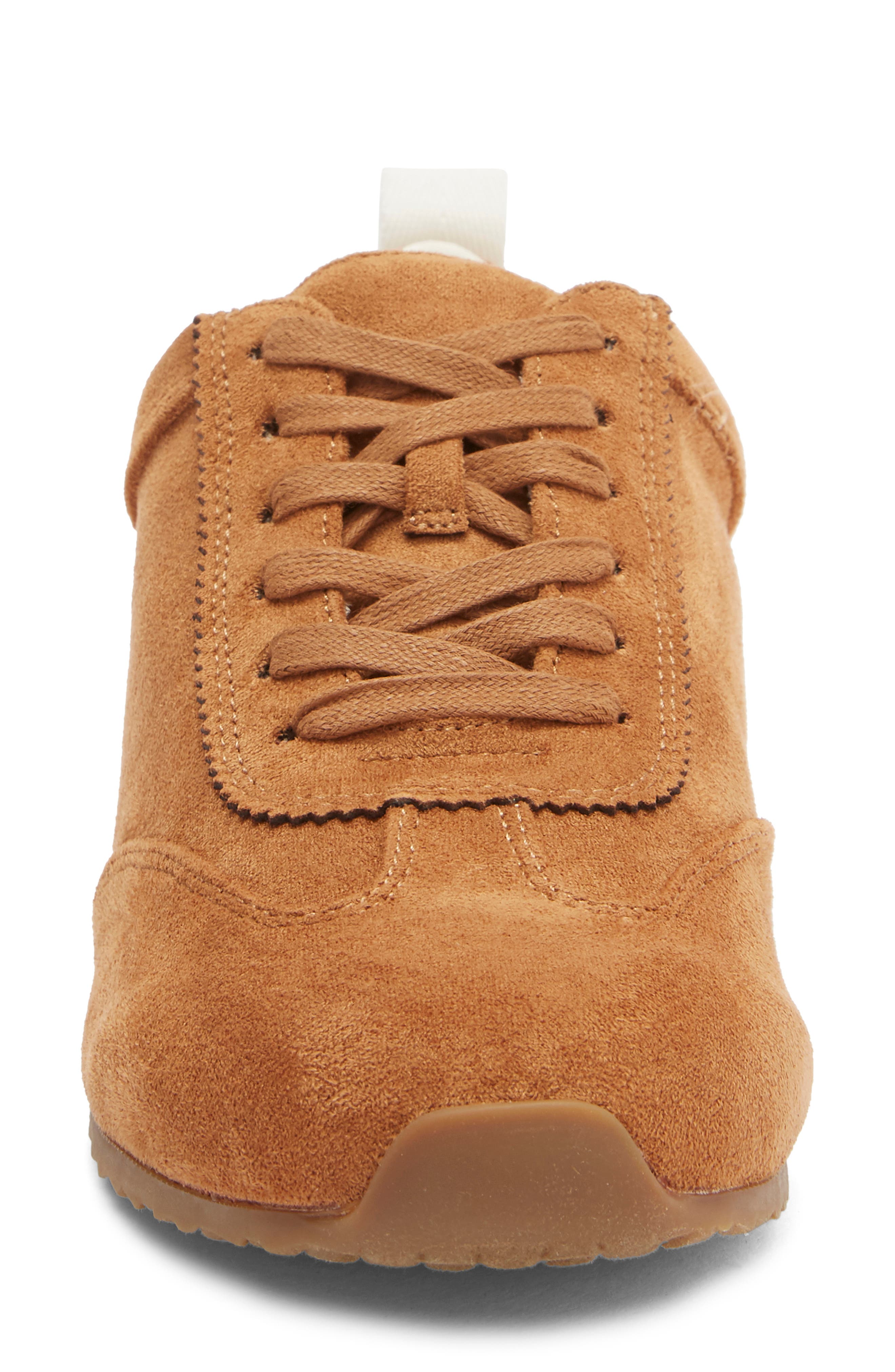 Peachy Low Lace-Up Sneaker, Alternate, color, TAN CAFE