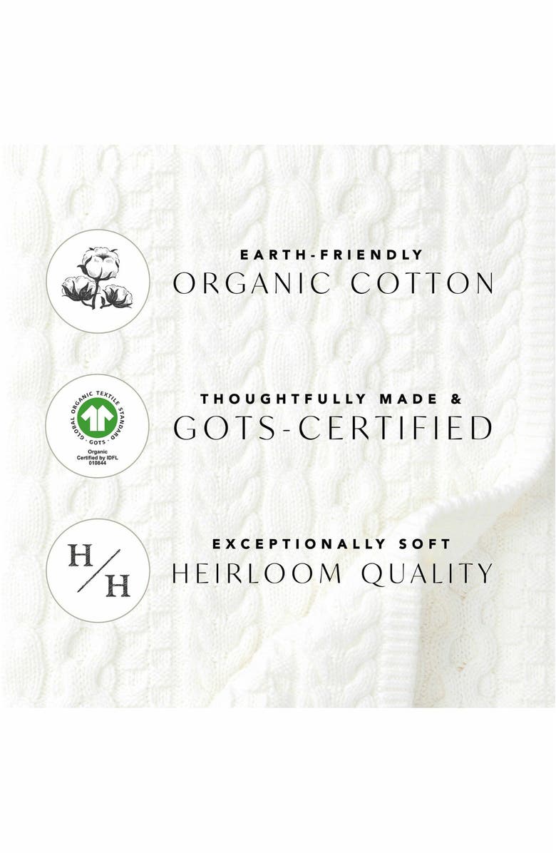 Hope & Henry Girls' Organic Knit Peplum Top, Kids, Alternate, color, 