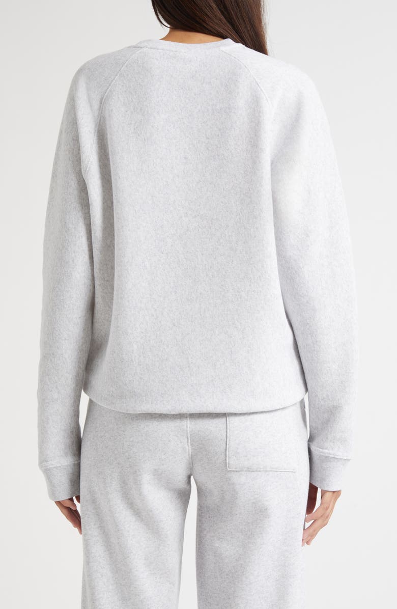 Sporty & Rich California Emblem Fleece Crewneck Graphic Sweatshirt, Alternate, color, Heather Gray