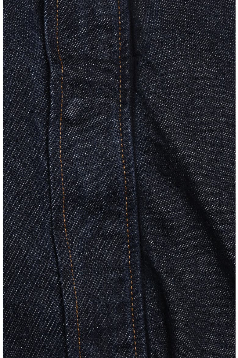 Janet Denim Bomber Jacket, Alternate, color, DARK DENIM WASH