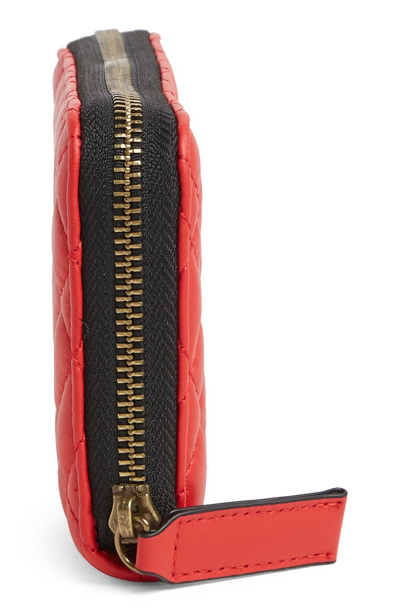 Kurt Geiger London Zip Around Leather Wallet, Alternate, color,