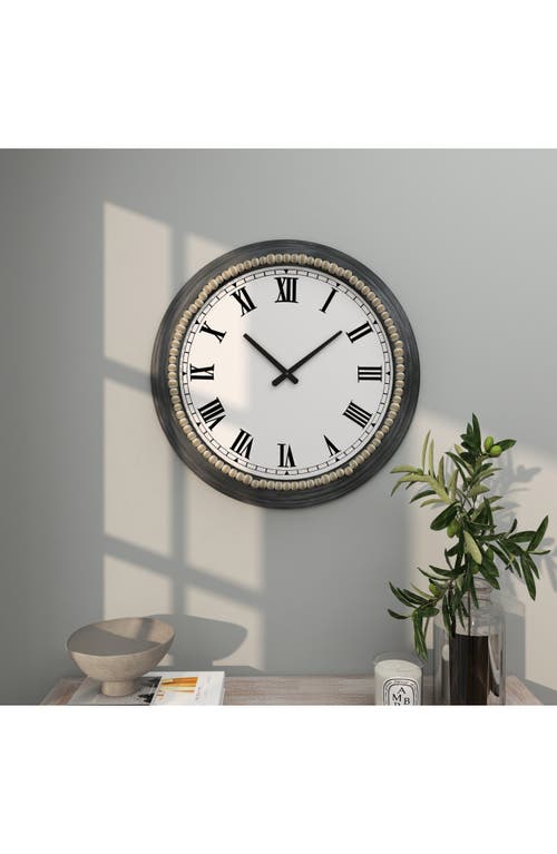 Uma Grey Wall Clock In Gray