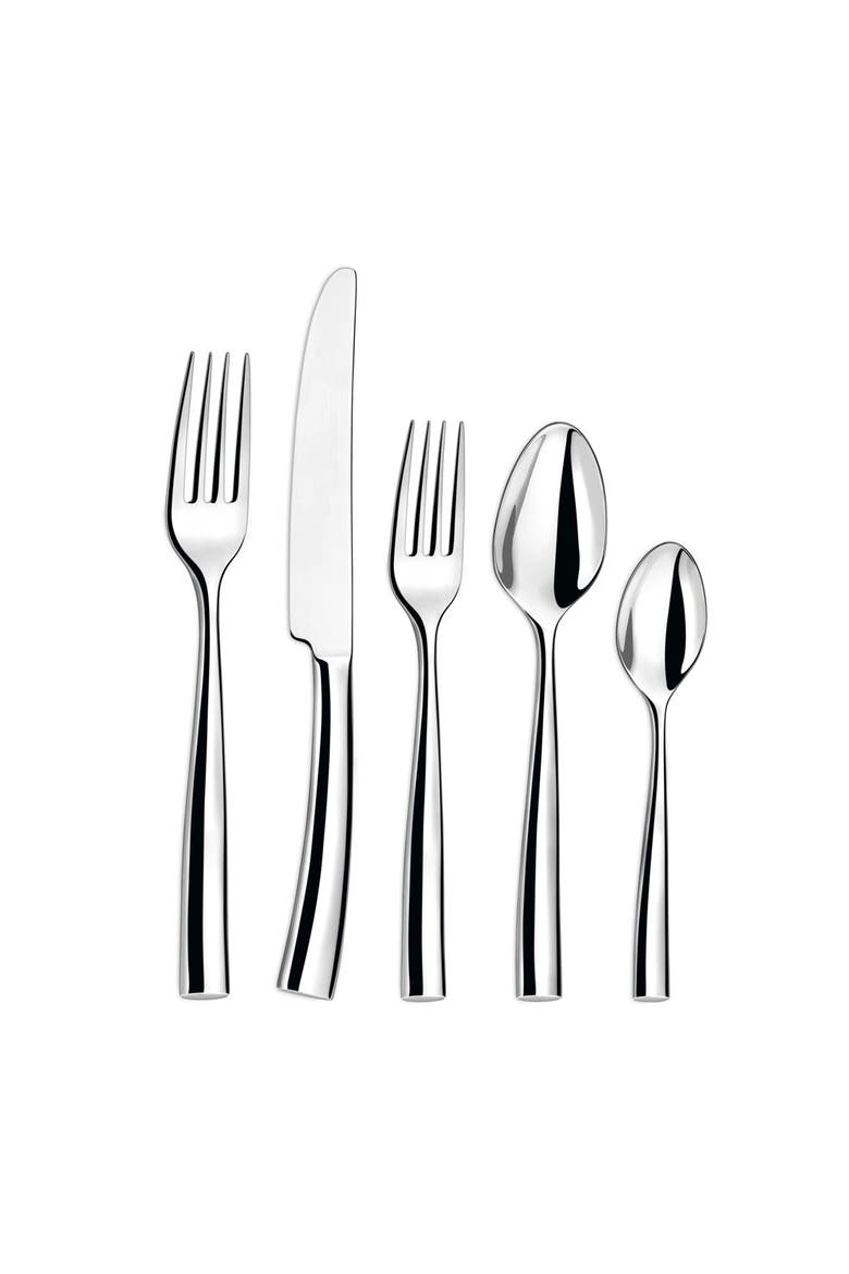 Silhouette 5 Piece Place Setting, Main, color, STAINLESS STEEL