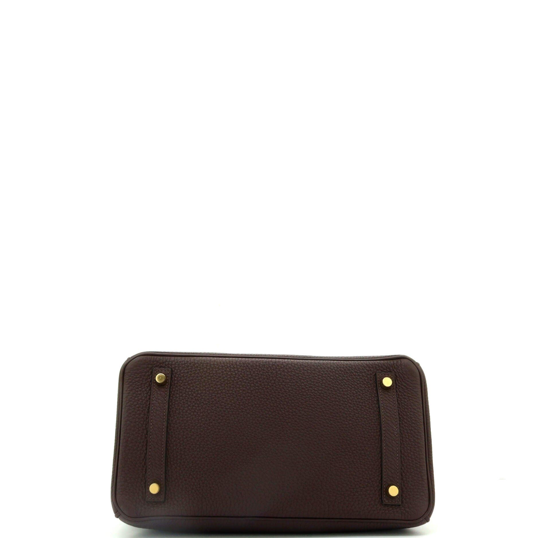 Pre-Owned Hermes Birkin Handbag Brown Togo with Gold Hardware 30, Alternate, color, 