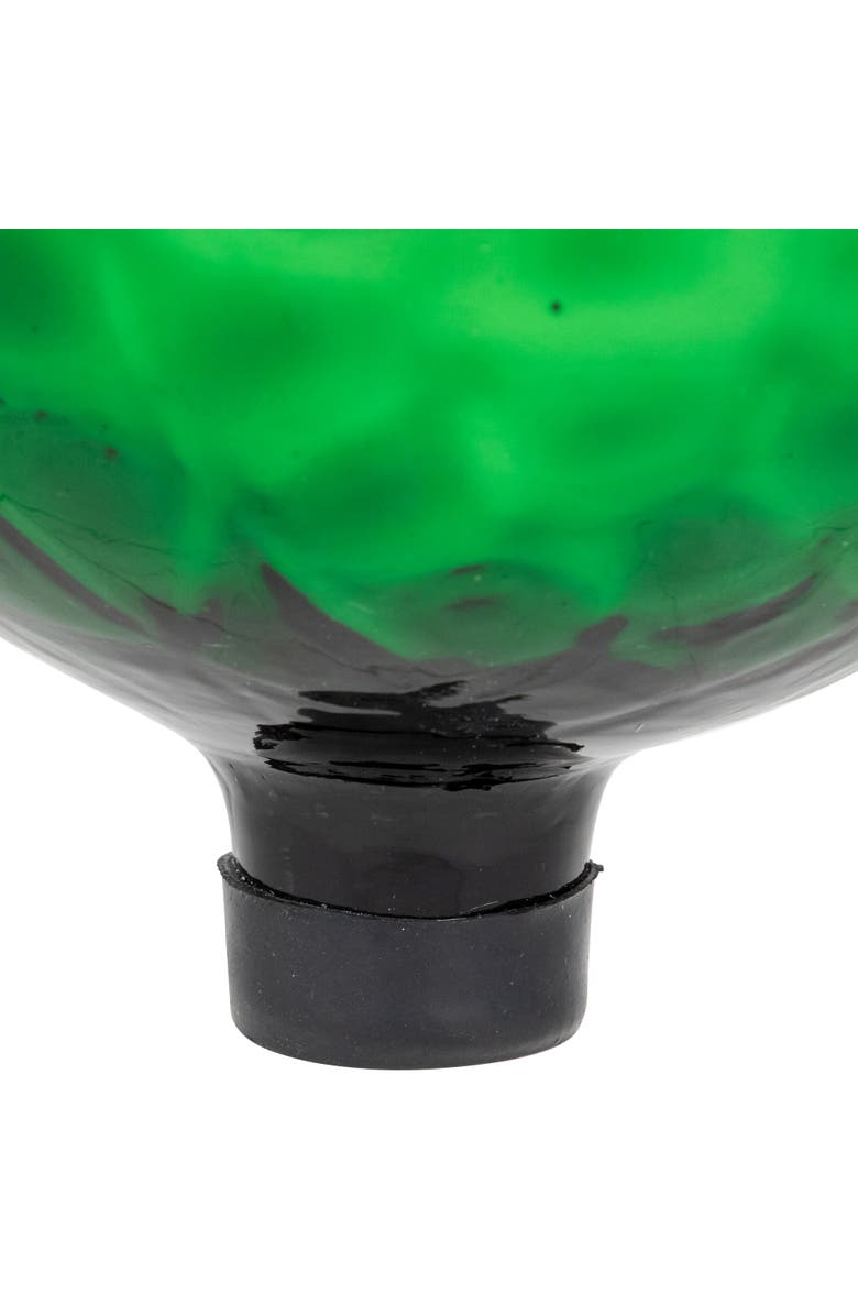 Northlight Smooth Turtle Shell Inspired Mirrored Outdoor Garden Gazing Ball - 10" - Green, Alternate, color, Green
