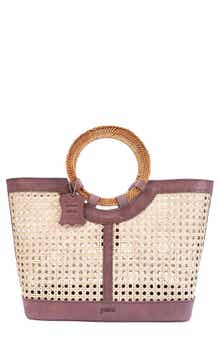 Jelavu Hilton Handwoven Cane Tote Bag