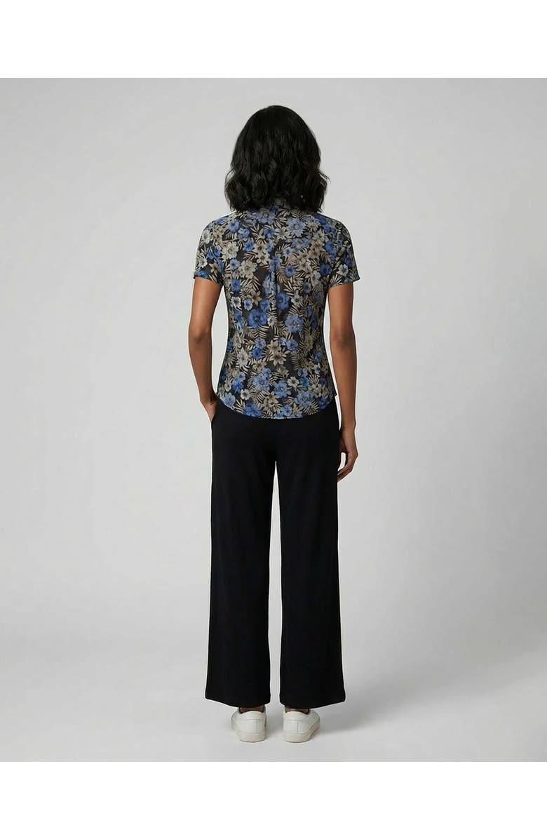 Lords of Harlech Tropical Mix Womens Printed Button-Up Shirt, Alternate, color, Tropical Mix Black