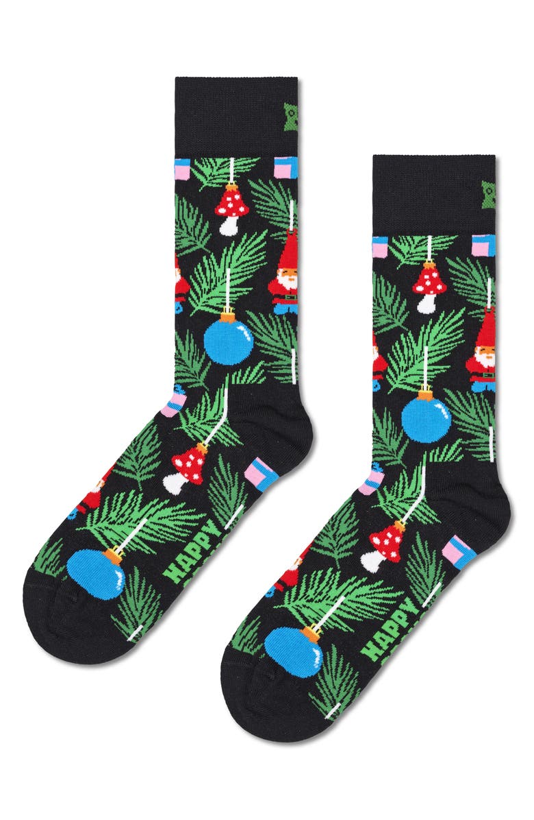 Happy Socks Assorted 3-Pack Christmas Crew Socks Gift Set, Alternate, color, 