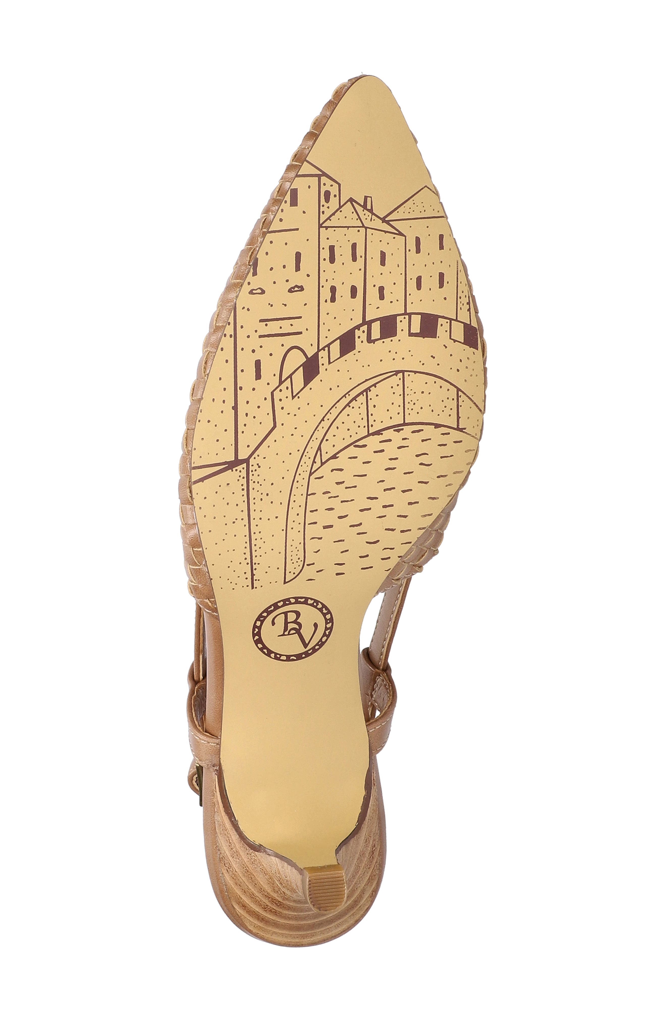 Kaisley Kitten Heel Slingback Pump, Alternate, color, NUDE